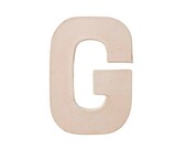 8 Inch Paper Mache Letter G - Craft and Party Supplies Il_170x135