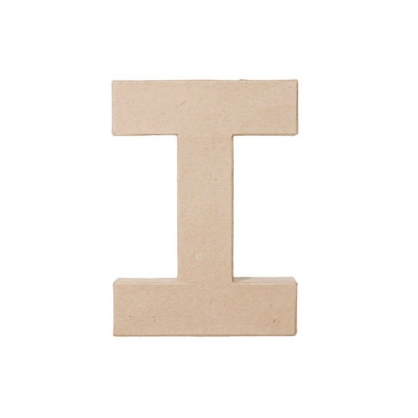 8 Inch Paper Mache Letter I - Craft and Party Supplies Il_170x135