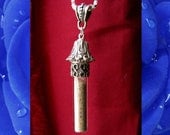 Herbal Magic Love Potion Powder Charm Vial Pendant/Necklace Yarrow Lavender Rose Petals and Ginger Amulet/Spell/Wicca by Amanda Olivo