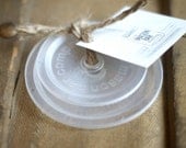 Canning Jar Drinking Lid - Regular Mouth Mason Jar Tumbler Lid - Eco Friendly Gift