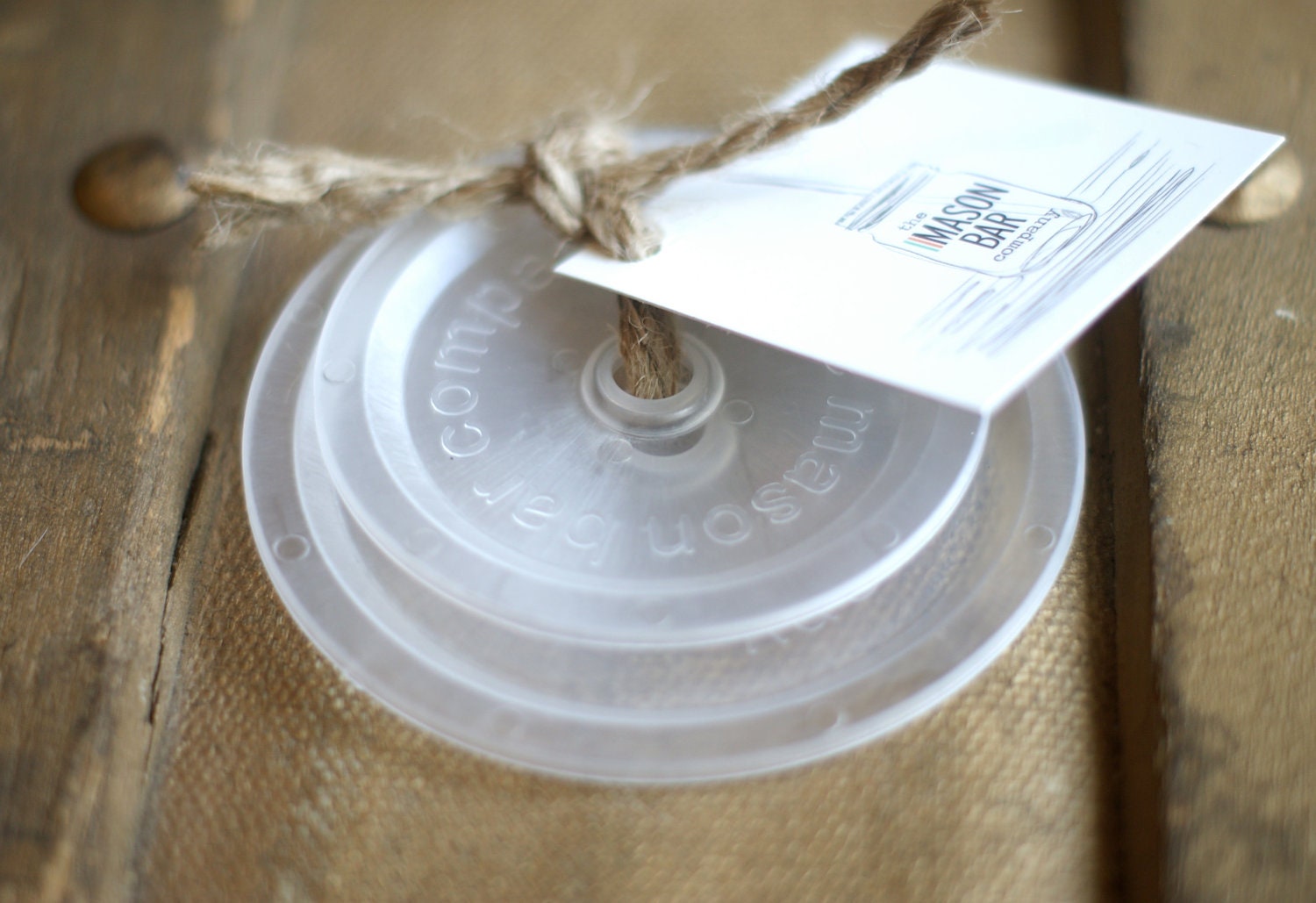 Regular Mouth Mason Jar Tumbler Lid - BPA Free Plastic Original Drinking Lid - Eco Friendly - Upcycle