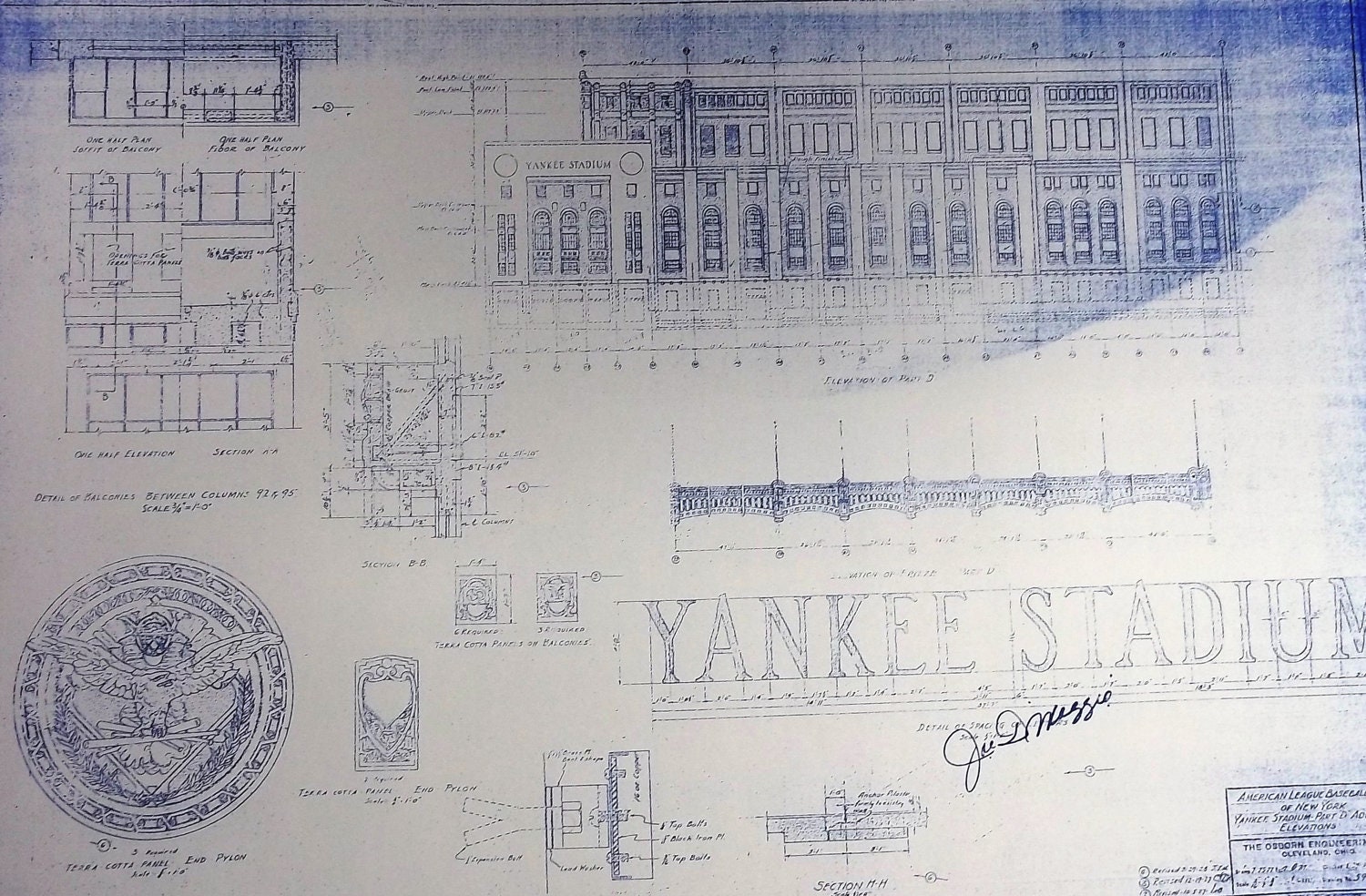 Yankee Stadium Blueprint