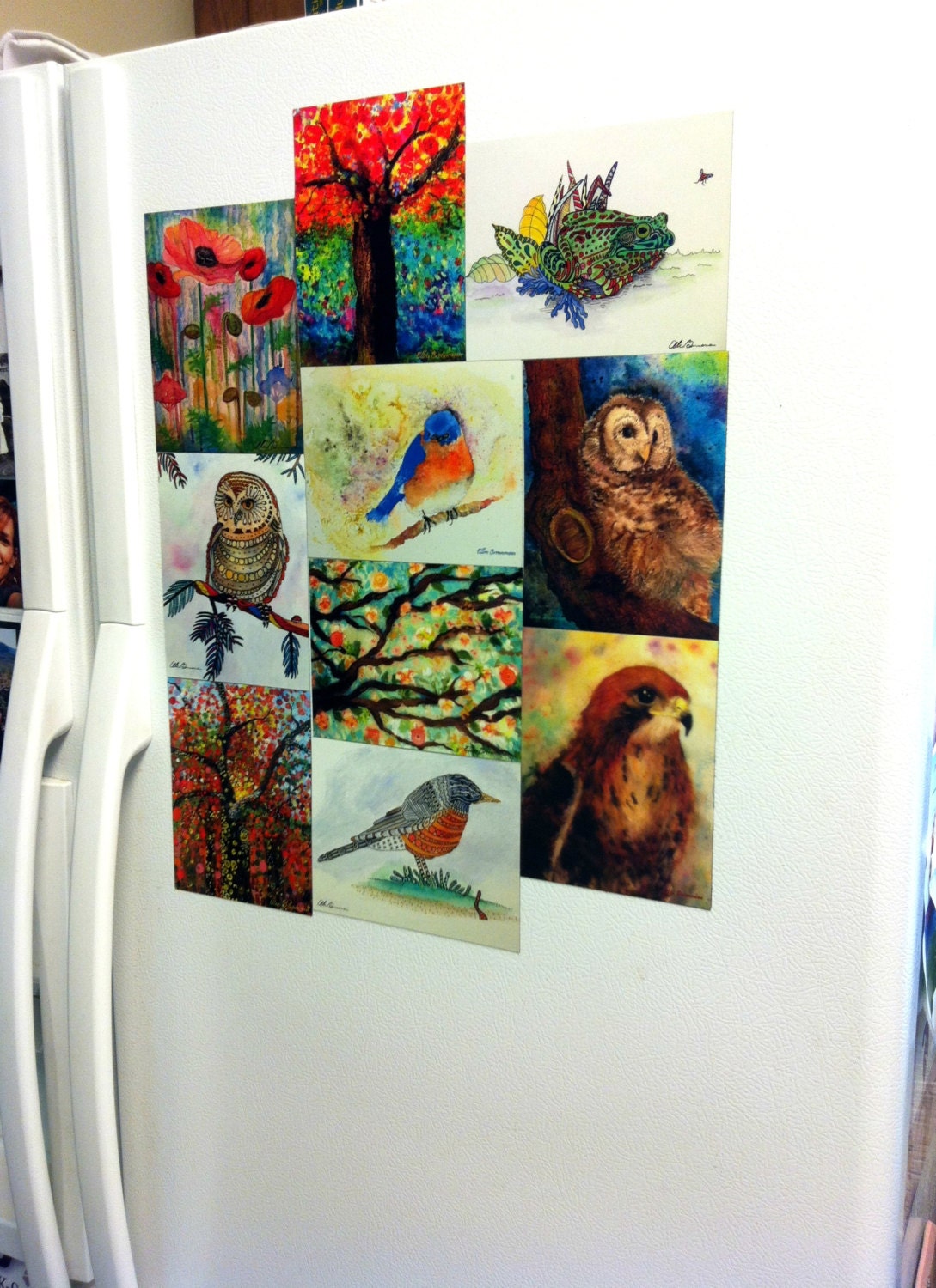 Fine art refrigerator magnet Your Choice