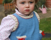 Girl's red, White and Blue Tank Top  to fit age 12- 18 months