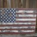 Distressed American Flag wall decor
