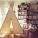 8ft Giant Canvas Kids Teepee - Hide Away Tepee With Bamboo Poles - Handmade Children's Play Tent