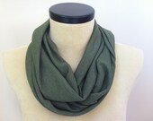 Olive Thermal Infinity Scarf