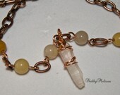 Copper and Jade Bracelet - Happiness, Insightful Dreams