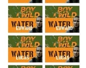 Printable "Bear Grylls" Water Bottle Labels (0-8 Guests)