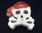 Goats Milk Pirate Skull and Crossbones Soap in Cinnamon Sugar fragrance by Lavish Handcrafted