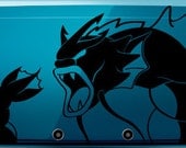 Gyarados Decal for 3DS, 3DS XL, & More