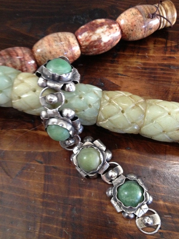 Wonderful Early Vintage Mexican Silver Bracelet