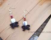 Wood Bow Earrings