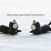 Sale 1 Pair Of Cute Lovey Black Cat Earrings, Chomper Earring, Witch jewelry, Unique Earrings, Cute jewelry