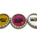 SOFTBALL MOM Bottle Cap Magnets (Set of 3) - Sports Decor, Refrigerator Magnet, Bottlecap Decor, SOFTBALL Party Favor, Hostess Gift,