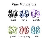 NEW Vine Monogram Note Pad - Preppy Personalized Notepad by AdorePrep (Set of 2)