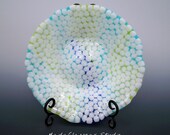 Hail Storm Fused Glass Bowl