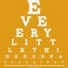 Bob Marley, Every Little Thing Gonna Be Alright Eye Chart, 8 x 10 Giclee Print BUY 2 GET 1 FREE