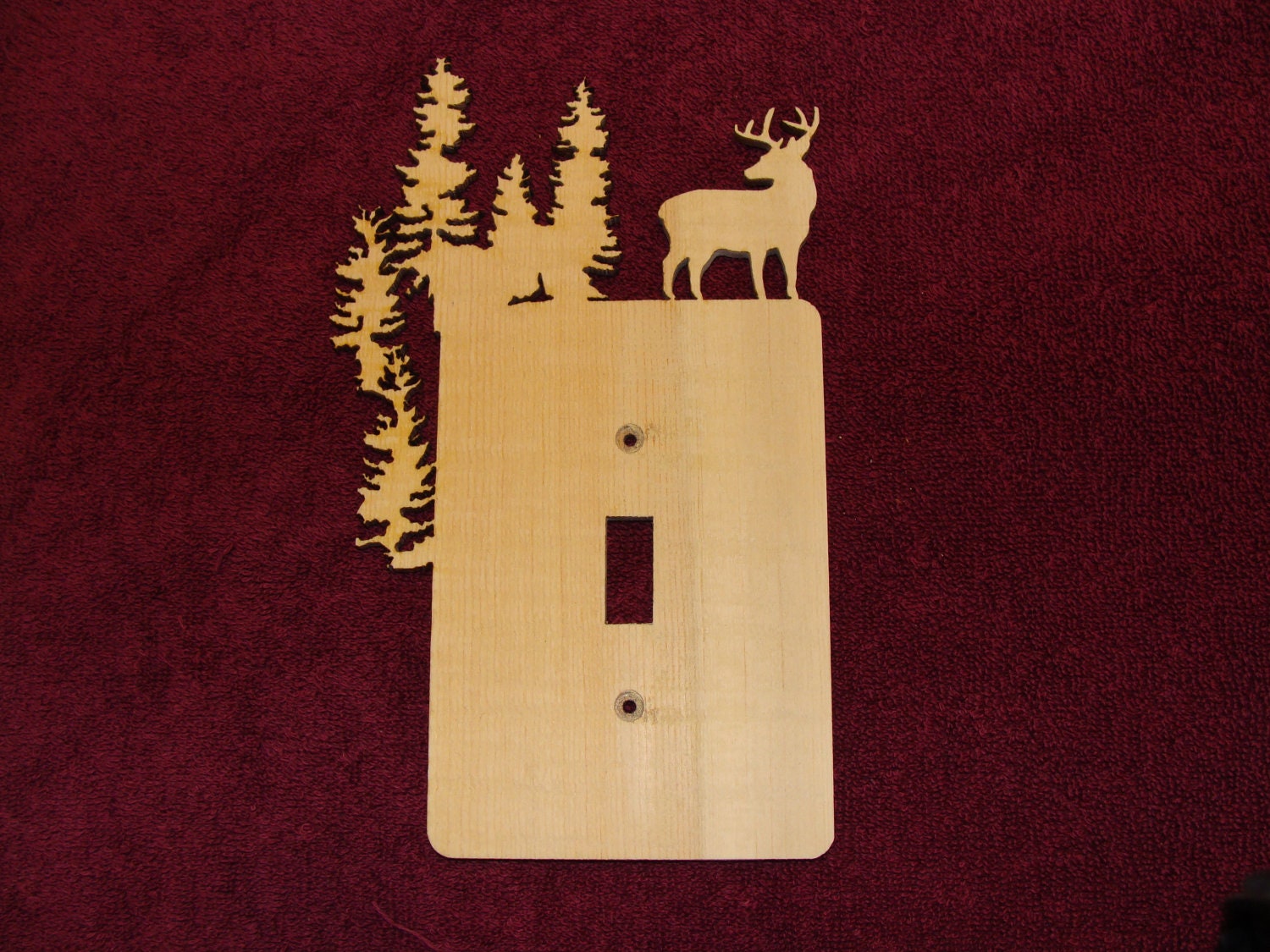 Deer light switch cover plate (single)