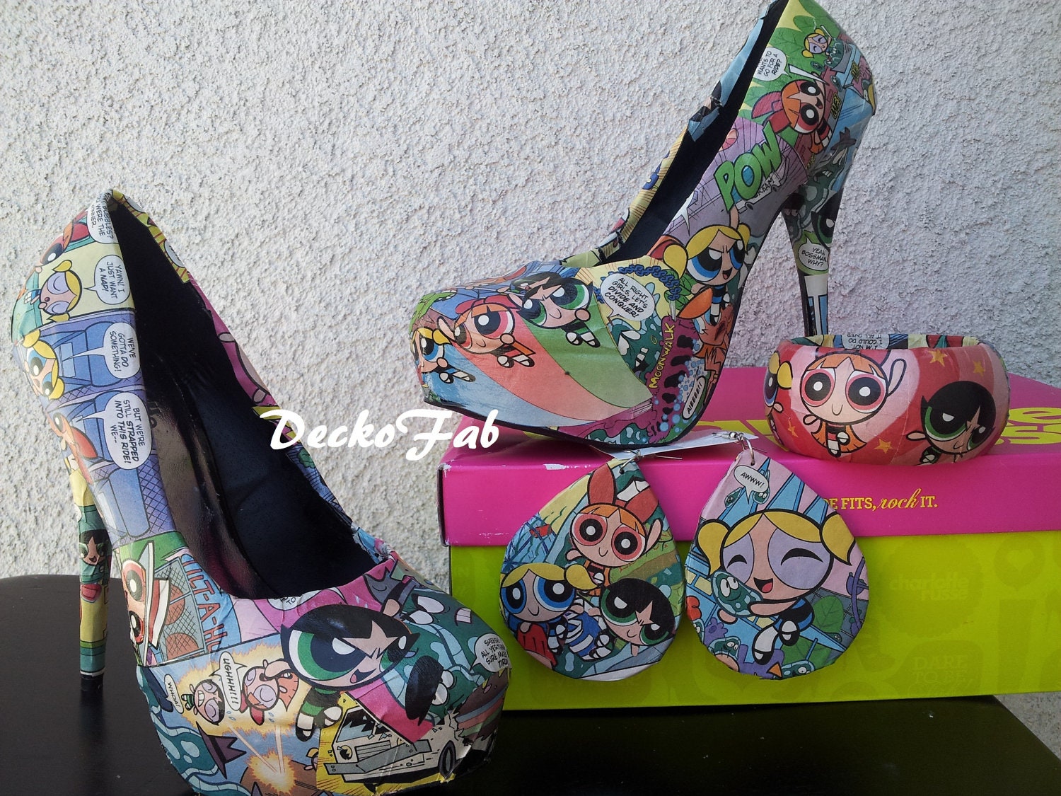 Power Puff Girl High Heel Pumps