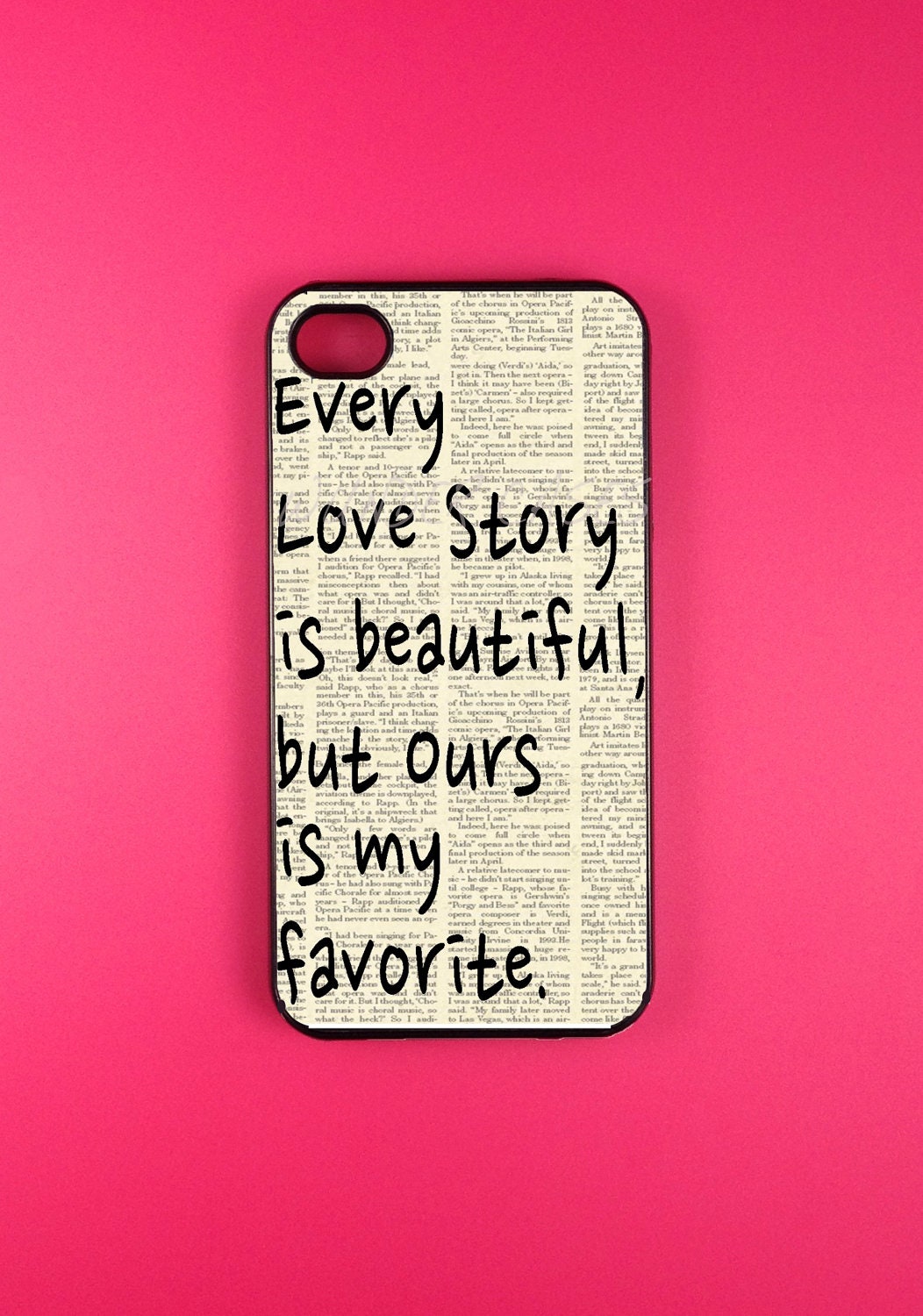 Iphone 4s Case - Our Story Iphone Case, Iphone 4 Case
