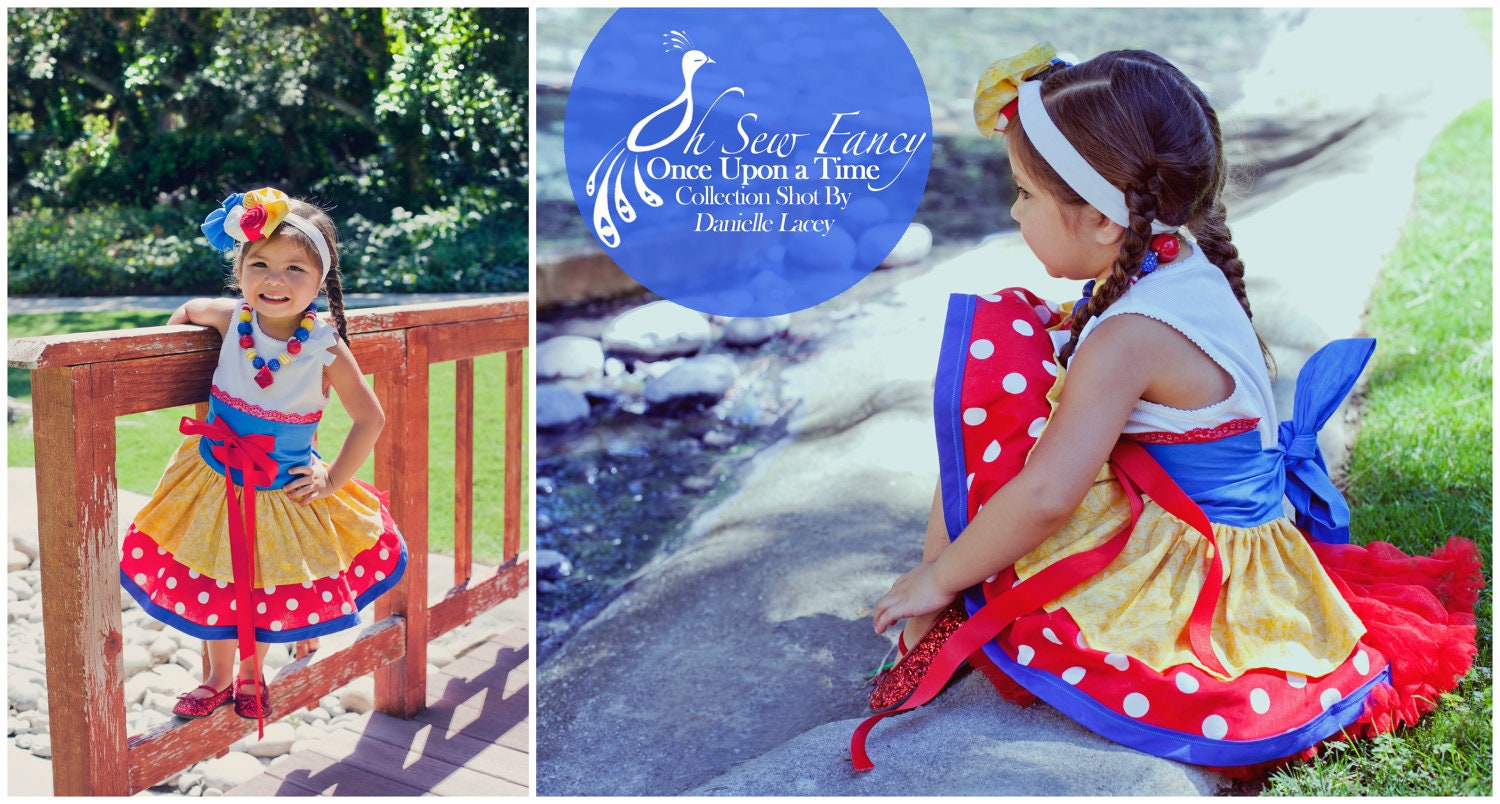 Disney's Snow White Inspired Costume Dress Up Apron