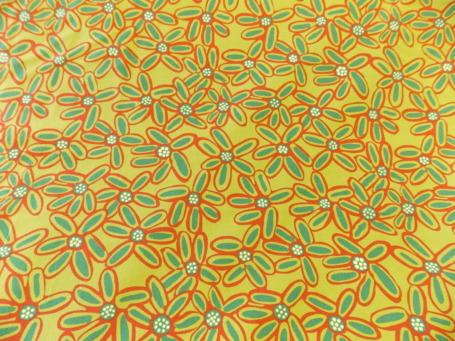 Quilt / Quilting Fabric Green Red Whales and Tails Balarinji By Andover By The Yard Quality Cotton