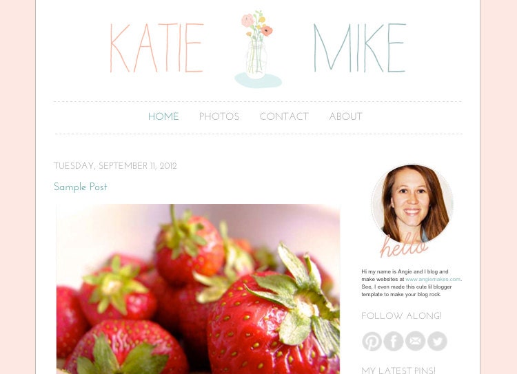 Blogger Template - Blog Design