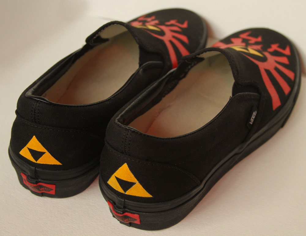 Legend of Zelda Hand Painted Shoes