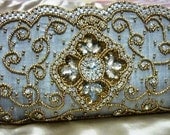 SALE Wedding Bridal Clutch Purse Handbag Bag Silver Easter Gift - creativeart16