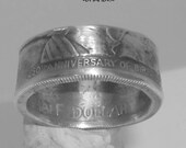 1982 250th Anniversary George Washington Silver Dollar coin ring Size 10.5 Item DHAHD250