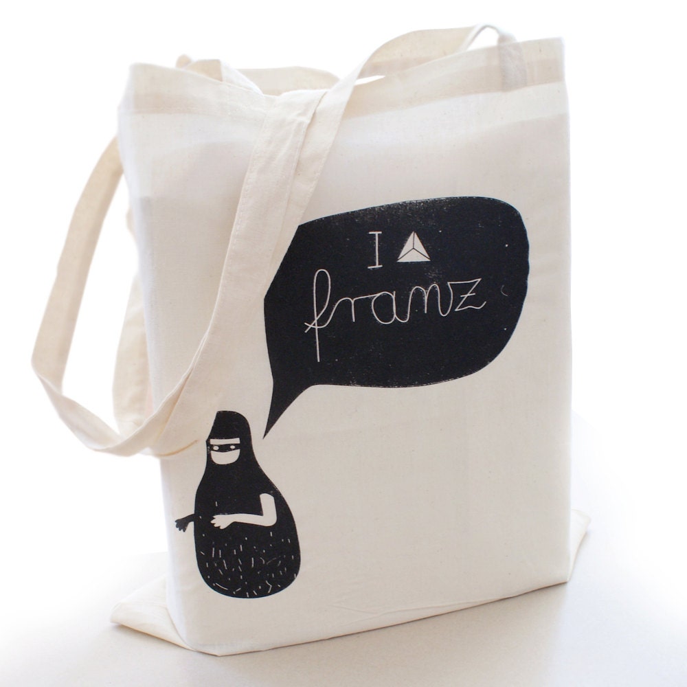I love Franz. tote bag.