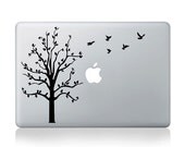 Christmas tree birds decals mac stickers mac pro decals mac decal mac sticker apple decal  mac vinyl decal mac decals for mac pro /air