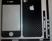 Carbon fiber iphone decals iphone 4 stickers iphone 4s decals iphone stickers apple decal mac skin mac vinyl decal mac decals for iphone4/4s