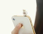 Earphone Jack Accessory Crown Skull Cell Charms / Dust Plug / Ear Jack For Iphone 4 4S / iPad / iPod Touch / Other 3.5mm Ear Jack