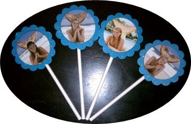 H2o just add water - cupcake topper Il_570xn