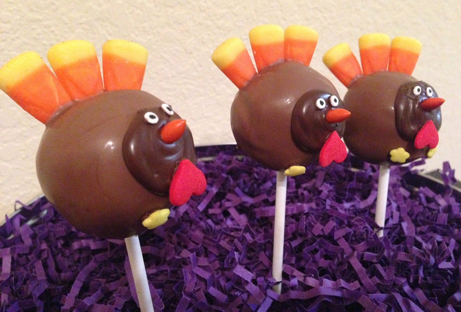 Thanksgiving Turkey Cake Pops - SugarAndSpiceCakePop