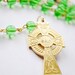 Green and Gold Irish Rosary