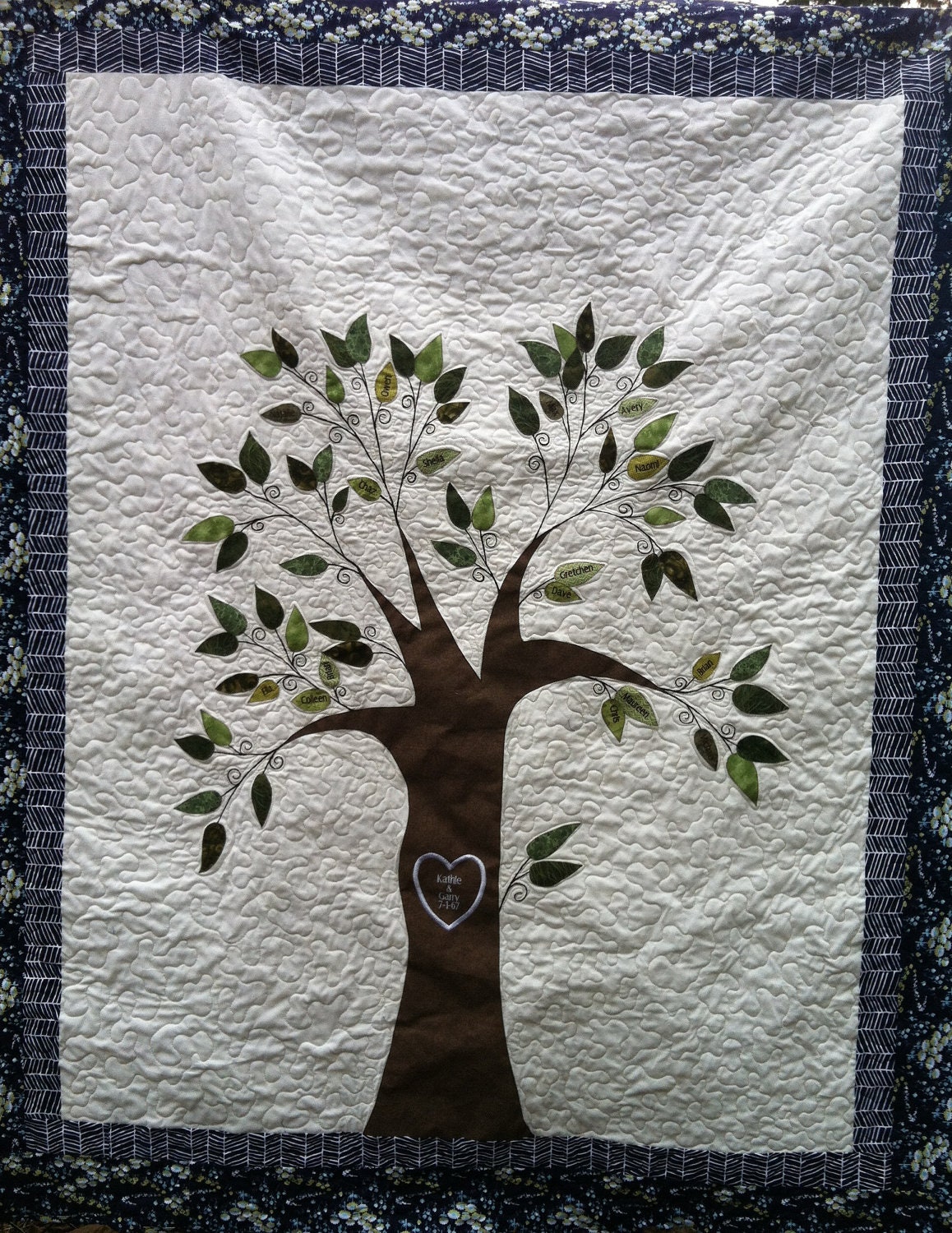 New Design Family Tree Quilt Lap Size