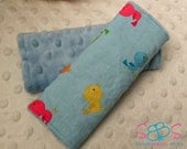 Little Birdies Birds Car Seat Strap Cover