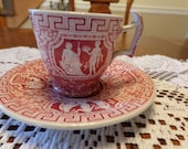 Copeland Spode Of  England "Greek"  Demitasse Cup & Saucer