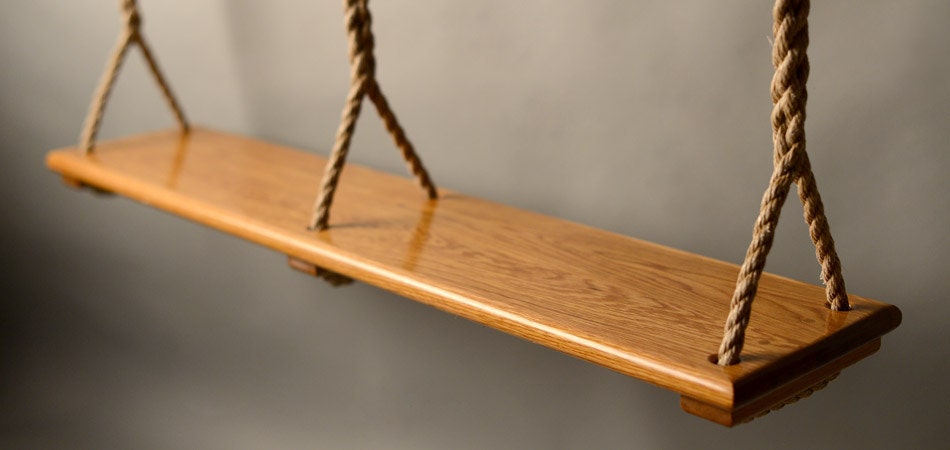 Handmade Rope Tree swing: Double