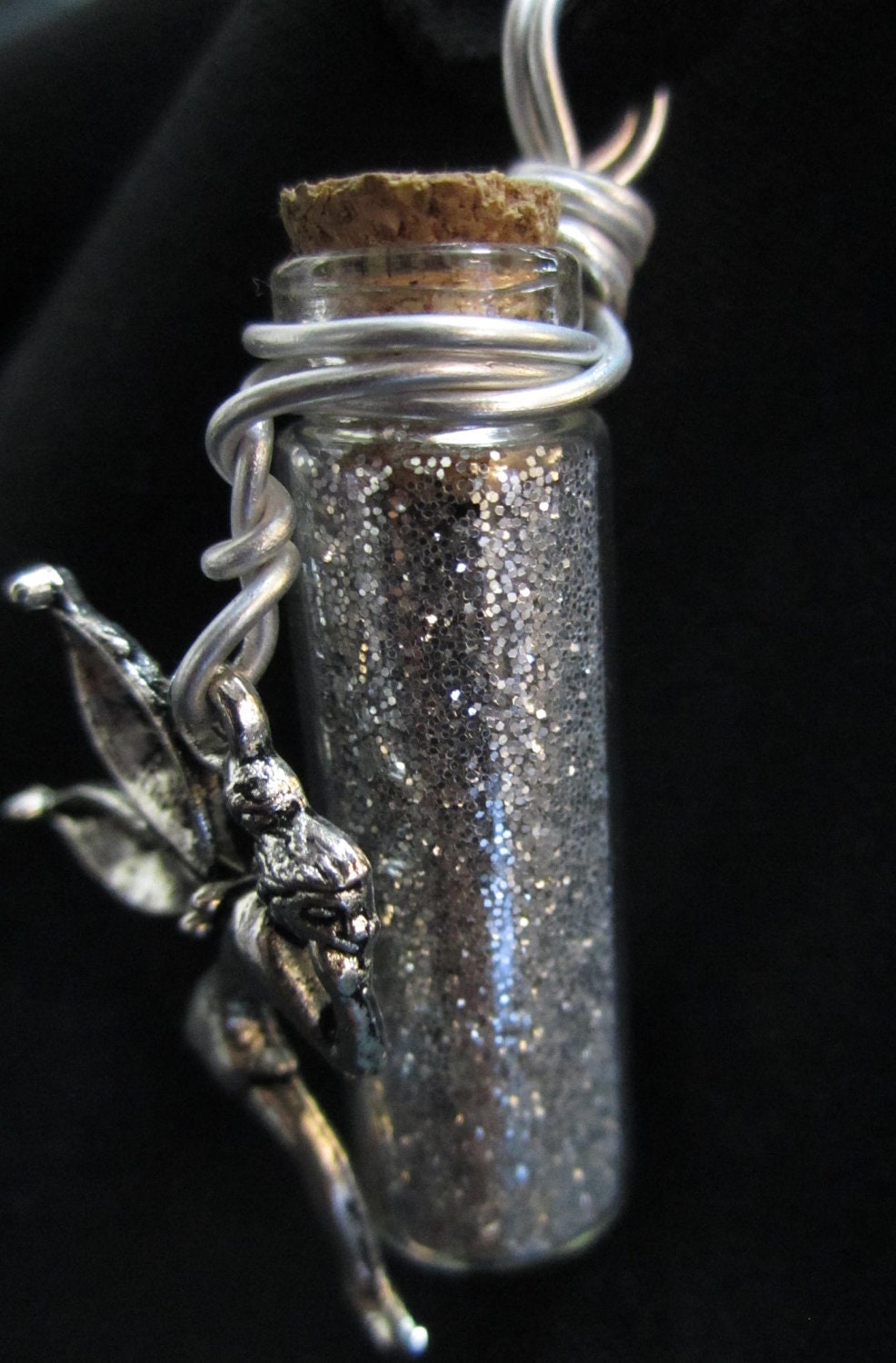 Silver Fairy Dust Necklace