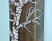 Mixed media original painting and assemblage on 3d wood block:  "Royal Brougham", click on me to see the full pic