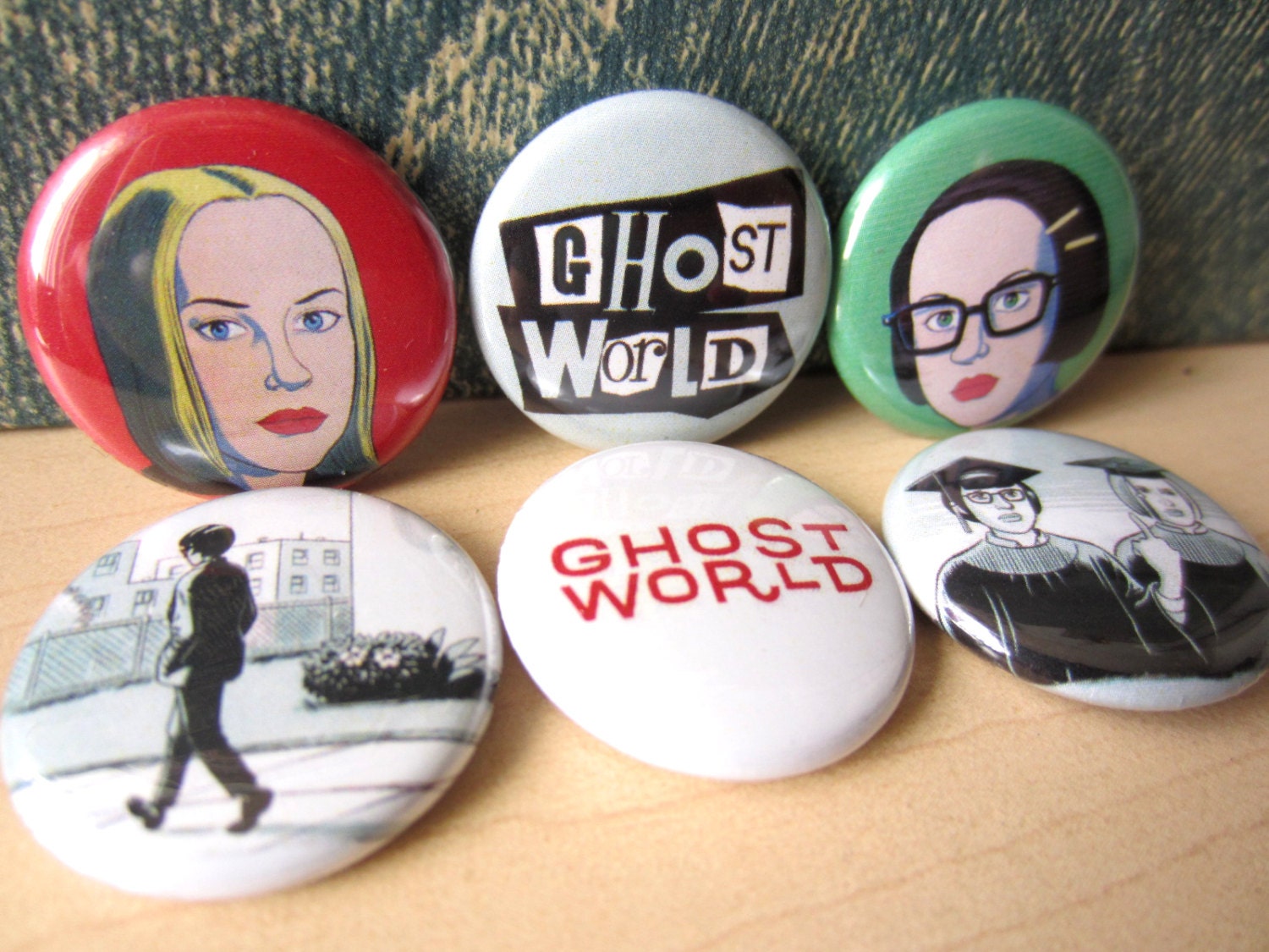 Ghost World Pinback Button Set