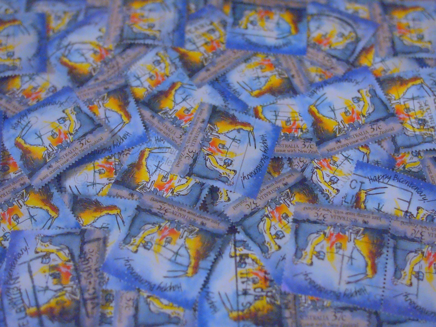 Australian / New Zealand Koala & Kiwi Campfire Stamps x 10