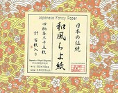 japanese Fancy Origami Paper 100Sheets,Japanese yuuzenpaper ,washi paper,chiyogami ,colourful paper,fancy paper,origami paper goods