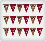 NFL-PENNANT-49ERS- Borders Edible Image Cake Topper Il_170x135