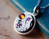 Steampunk cartography pendant