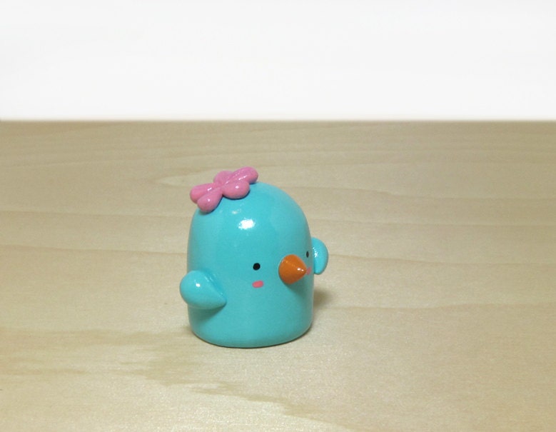 Baby Blue Bird Figurine